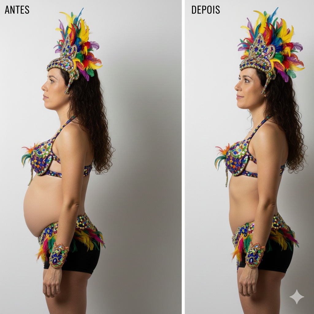 Antes e Depois Juliana